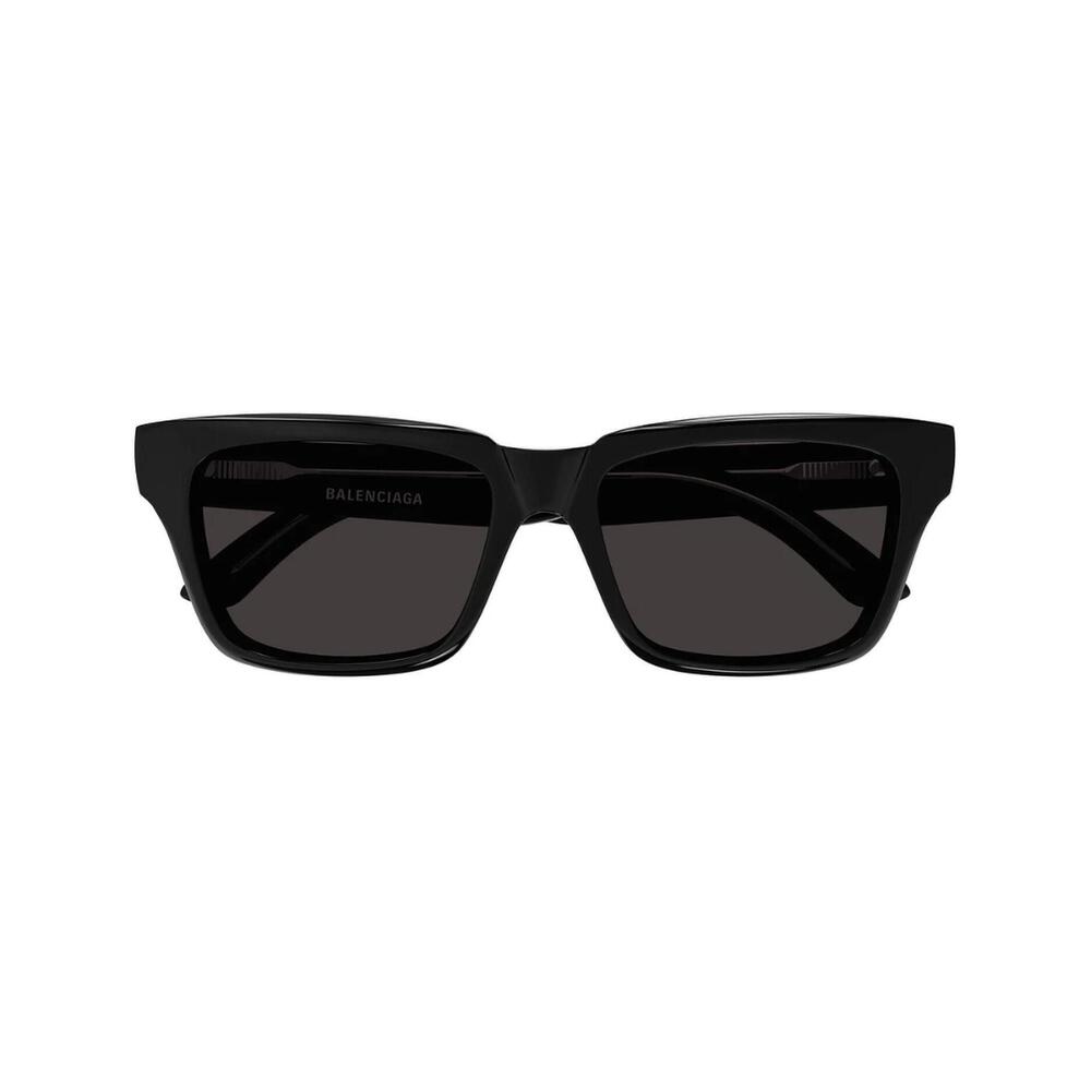 NEW BALENCIAGA unisex bb0346s rectangular non-polarized sunglasses in black-grey - Picture 2 of 2